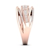 Thumbnail Image 2 of Certified Diamond Ring 5/8 ct tw Round 14K Rose Gold