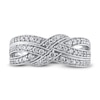 Thumbnail Image 3 of Diamond Anniversary Ring 1/2 ct tw Round 14K White Gold