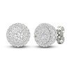 Thumbnail Image 1 of Colorless Diamond Stud Earrings 1 ct tw Round 14K White Gold