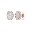 Thumbnail Image 0 of Colorless Diamond Earrings 1 ct tw Round 14K Rose Gold