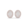 Thumbnail Image 1 of Colorless Diamond Earrings 1 ct tw Round 14K Rose Gold