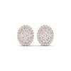 Thumbnail Image 1 of Colorless Diamond Earrings 1 ct tw Round 14K Rose Gold