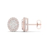 Thumbnail Image 2 of Colorless Diamond Earrings 1 ct tw Round 14K Rose Gold