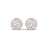 Thumbnail Image 1 of Colorless Diamond Earrings 1 ct tw Round 14K Rose Gold