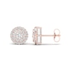 Thumbnail Image 2 of Colorless Diamond Earrings 1 ct tw Round 14K Rose Gold
