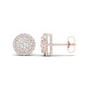 Thumbnail Image 2 of Colorless Diamond Earrings 1 ct tw Round 14K Rose Gold