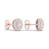 Thumbnail Image 3 of Colorless Diamond Earrings 1 ct tw Round 14K Rose Gold