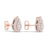 Thumbnail Image 3 of Colorless Diamond Earrings 1 ct tw Round 14K Rose Gold