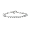 Thumbnail Image 1 of Diamond Tennis Bracelet 8 ct tw Round 14K White Gold 7.25"