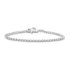 Thumbnail Image 1 of Diamond Tennis Bracelet 3 ct tw Round 14K White Gold 7.25"