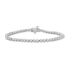 Thumbnail Image 0 of Diamond Tennis Bracelet 4 ct tw Round 14K White Gold 7.25"