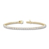 Thumbnail Image 1 of Diamond Tennis Bracelet 5 ct tw Round 14K Yellow Gold 7.25"