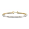Thumbnail Image 1 of Diamond Tennis Bracelet 7 ct tw Round 14K Yellow Gold 7.25"