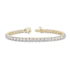 Thumbnail Image 1 of Diamond Tennis Bracelet 10 ct tw Round 14K Yellow Gold 7.25"