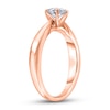 Thumbnail Image 2 of Diamond Solitaire Concave Engagement Ring 1/4 ct tw Round 14K Rose Gold (I2/I)