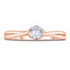 Thumbnail Image 3 of Diamond Solitaire Twist Engagement Ring 1/2 ct tw Round 14K Rose Gold (I2/I)