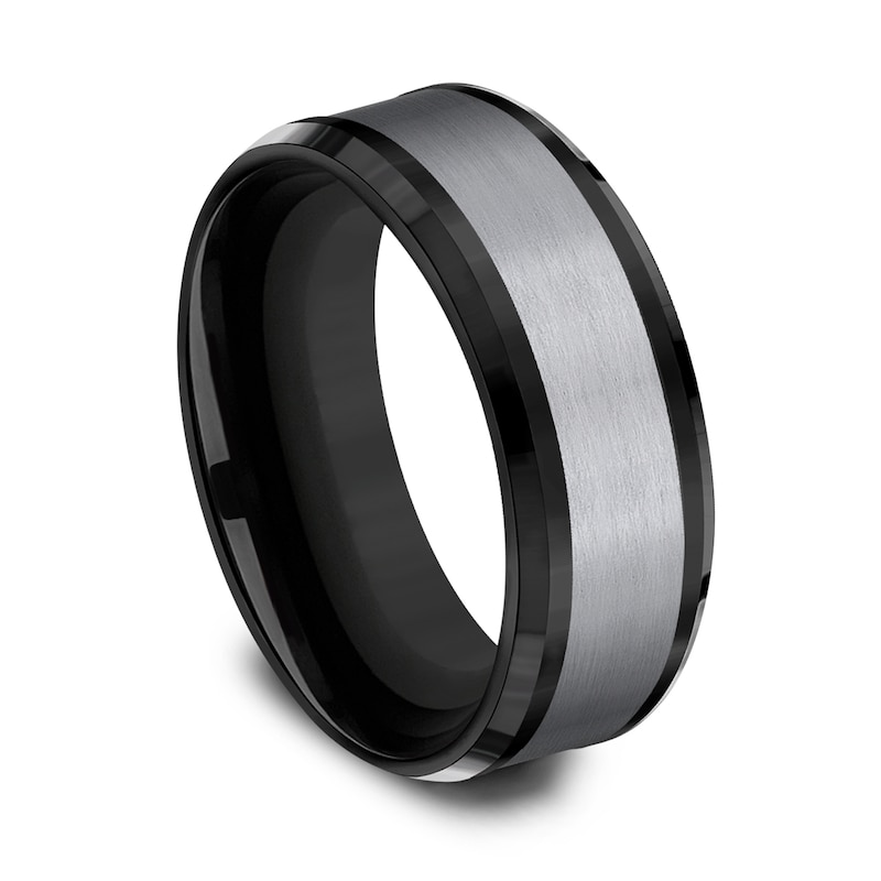 Main Image 2 of Wedding Band Titanium/Tantalum 8.0mm