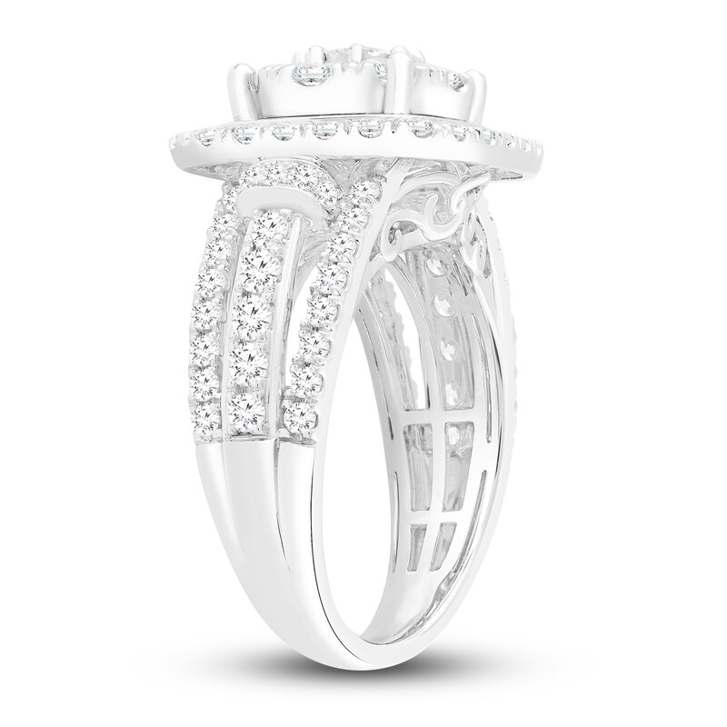 Main Image 2 of Diamond Ring 2 ct tw Round 14K White Gold