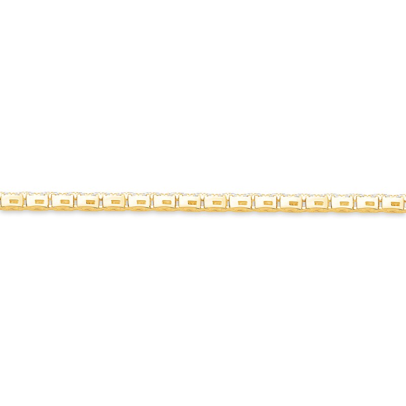 Diamond Bracelet 2 ct tw Round 14K Yellow Gold