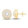Thumbnail Image 2 of Diamond Stud Earrings 1-1/2 ct tw Round 14K Yellow Gold
