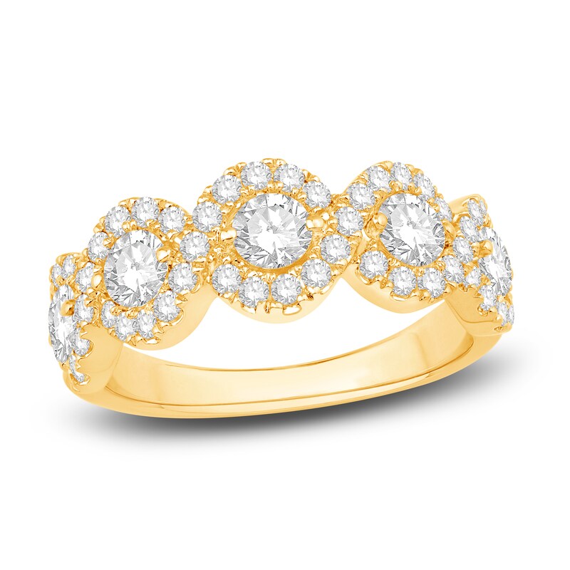 Main Image 1 of Diamond Anniversary Band 1-1/2 ct tw Round 14K Yellow Gold