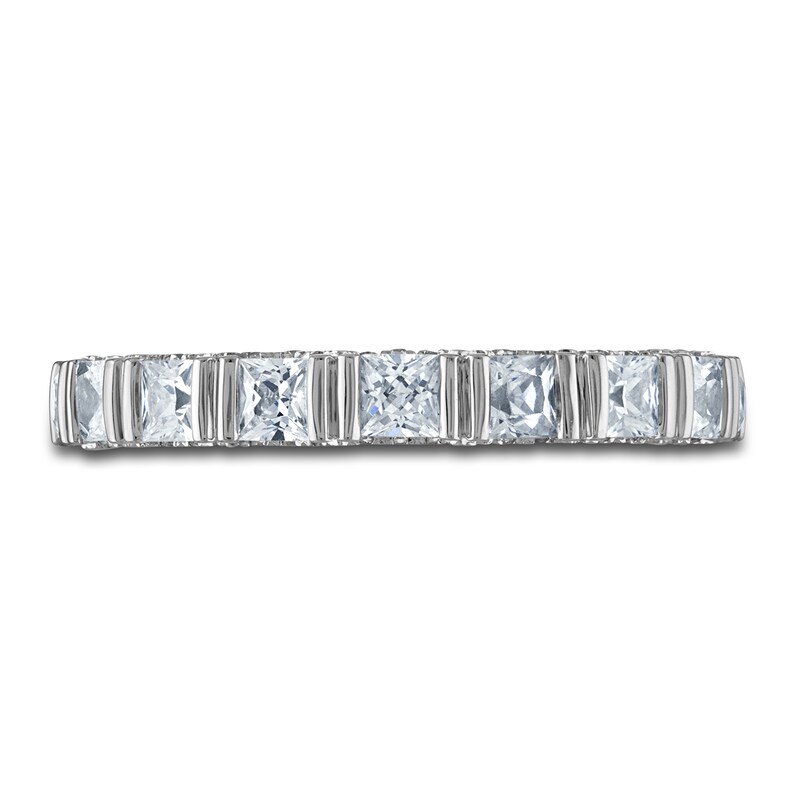 Main Image 3 of Diamond Anniversary Band 1 ct tw Princess/Round 14K White Gold