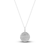 Thumbnail Image 3 of Diamond Libra Zodiac Pendant Necklace 1/10 ct tw Round 14K White Gold