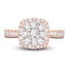 Diamond Engagement Ring 1-1/2 ct tw Round 14K Rose Gold