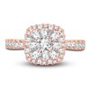 Thumbnail Image 3 of Diamond Engagement Ring 1-1/2 ct tw Round 14K Rose Gold