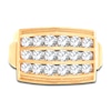 Thumbnail Image 3 of Men's Lab-Grown Diamond Ring 2 ct tw Round 14K Yellow Gold
