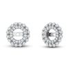 Thumbnail Image 1 of Diamond Double Halo Earring Jackets 3/8 ct tw Round 14K White Gold (Jacket Only)