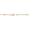 Thumbnail Image 3 of Shy Creation Diamond Station Bracelet 1/10 ct tw Round 14K Yellow Gold 7" SC22003858