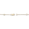 Thumbnail Image 2 of Shy Creation Diamond Station Bracelet 1/10 ct tw Round 14K Yellow Gold 7" SC22003858