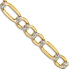 Thumbnail Image 1 of Semi-Solid Figaro Chain Necklace 14K Yellow Gold 22" 5.25mm