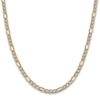 Thumbnail Image 1 of Semi-Solid Figaro Chain Necklace 14K Yellow Gold 22" 5.25mm