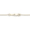 Thumbnail Image 3 of Diamond Heart Key Pendant Necklace 1/15 ct tw Round 10K Yellow Gold 18"