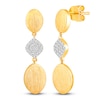 Thumbnail Image 1 of Diamond Drop Earrings 1/6 ct tw Round 14K Yellow Gold
