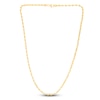 Thumbnail Image 2 of Men's Solid Diamond-Cut Rope Chain Necklace 14K Yellow Gold 20" 3.5mm