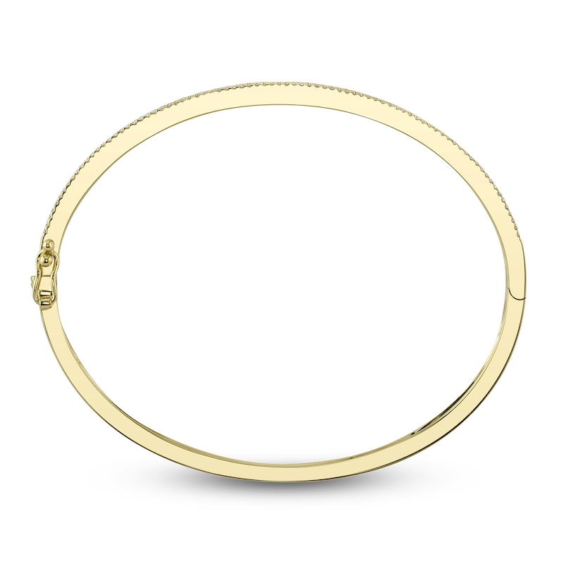 Main Image 3 of Shy Creation Diamond Bangle Bracelet 5/8 ct tw Round 14K Yellow Gold SC55004170ZS