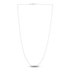 Thumbnail Image 2 of Solid Diamond-Cut Beaded Chain Necklace 14K White Gold 18" 1.1mm