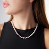 Thumbnail Image 3 of Yoko London Pink Freshwater Cultured Pearl Necklace 18K White Gold 18"