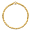 Thumbnail Image 4 of High-Polish Barrel Chain Bracelet 24K Yellow Gold 8" 3.2mm