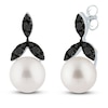 Thumbnail Image 2 of Pnina Tornai Freshwater Cultured Pearl & Black Diamond Earrings 1/3 ct tw 14K White Gold