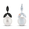 Thumbnail Image 3 of Pnina Tornai Freshwater Cultured Pearl & Black Diamond Earrings 1/3 ct tw 14K White Gold