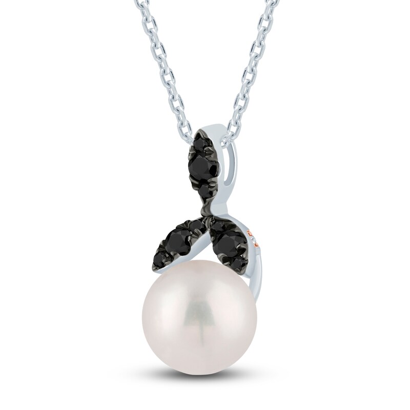 Main Image 2 of Pnina Tornai Freshwater Cultured Pearl & Diamond Pendant Necklace 1/6 ct tw 14K White Gold