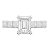 Thumbnail Image 3 of Lab-Grown Diamond Emerald-Cut Engagement Ring 4-1/2 ct tw 14K White Gold