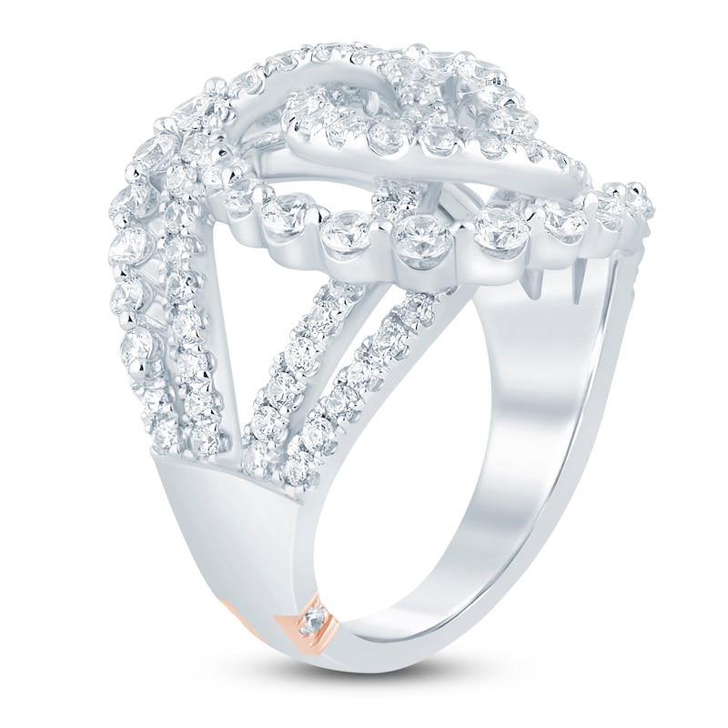 Main Image 2 of Pnina Tornai Lab-Grown Diamond Looping Multi-Row Ring 2 ct tw 14K White Gold