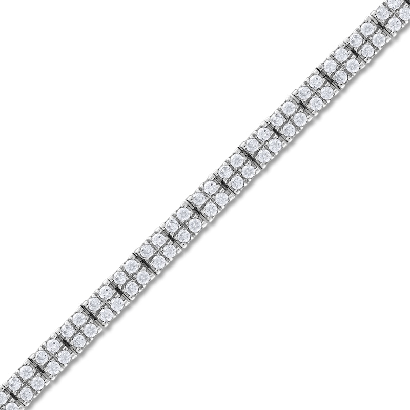 Main Image 3 of Diamond Quad Bracelet 2-1/2 ct tw 14K White Gold 7"