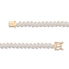 Thumbnail Image 2 of Baguette & Round-Cut Multi-Diamond Bracelet 2-1/8 ct tw 14K Yellow Gold 7"