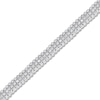 Thumbnail Image 3 of Diamond Three-Row Bracelet 6-1/3 ct tw 14K White Gold 7"